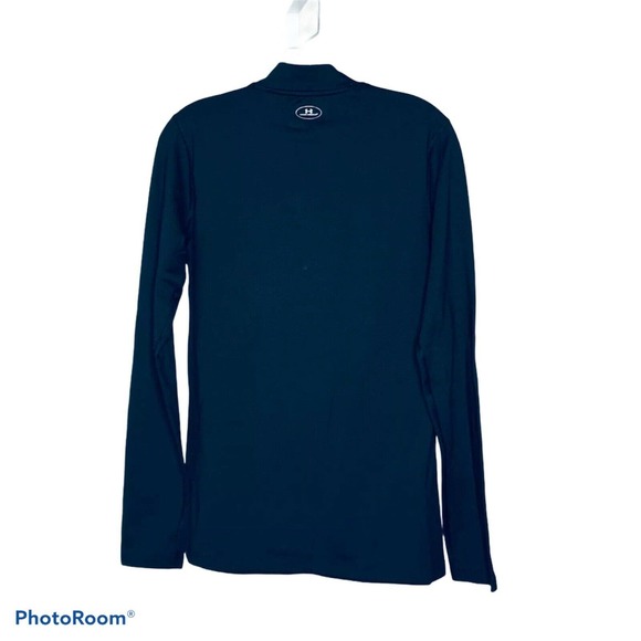 Under Armour Women's Top Black Base Layer Coldgear Long Sleeve L - Picture 2 of 5